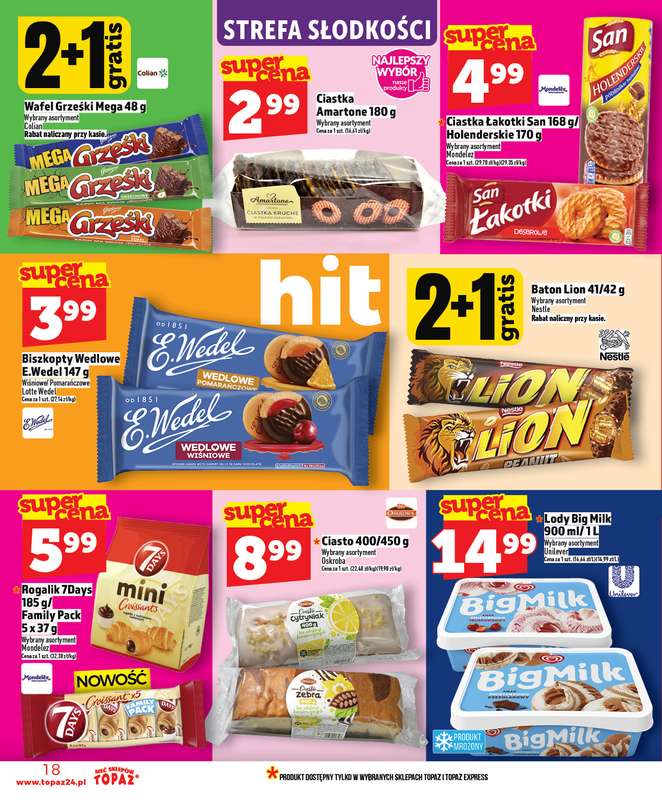 TOPAZ - gazetka promocyjna Nowa gazetka od czwartku, 05.02 od czwartku 05.02 do środy 11.02 - strona 18