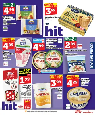 TOPAZ - gazetka promocyjna Nowa gazetka od czwartku, 05.02 od czwartku 05.02 do środy 11.02 - strona 13