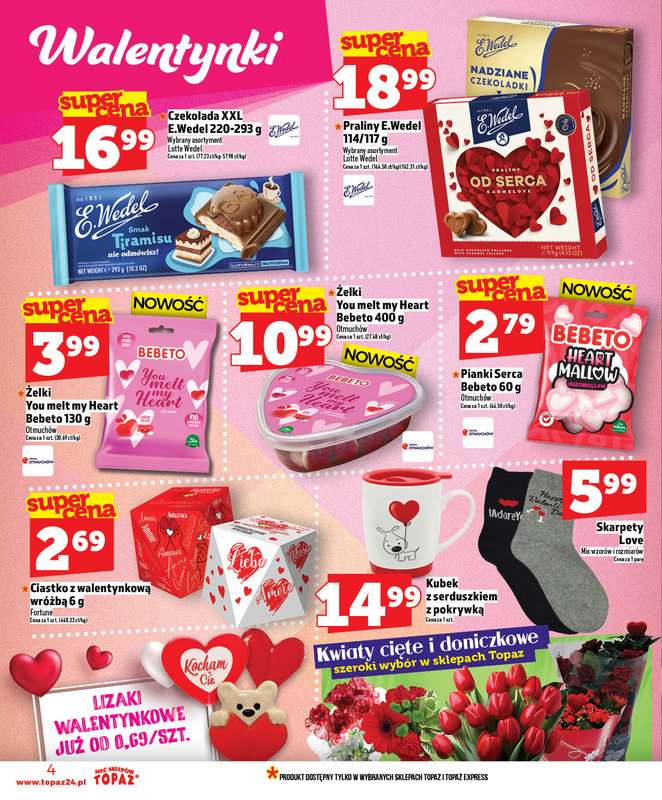 TOPAZ - gazetka promocyjna Nowa gazetka od czwartku, 05.02 od czwartku 05.02 do środy 11.02 - strona 4