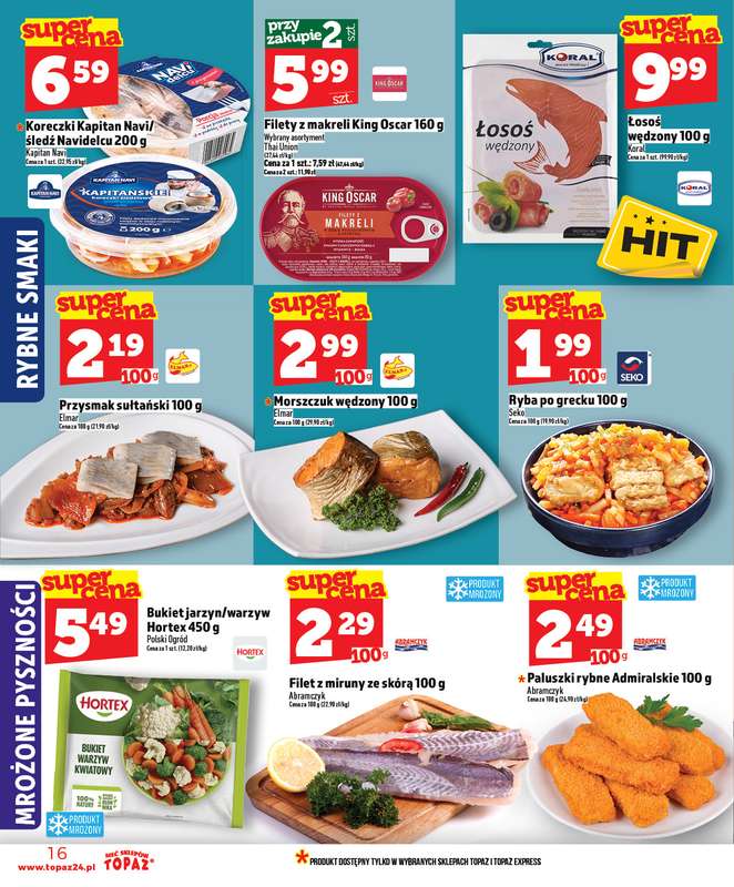 TOPAZ - gazetka promocyjna Nowa gazetka od czwartku, 05.02 od czwartku 05.02 do środy 11.02 - strona 16