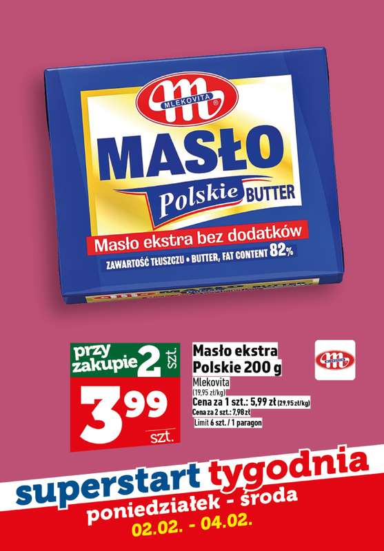 TOPAZ - gazetka promocyjna Superstart tygodnia od poniedziałku, 02.02. od poniedziałku 02.02 do środy 04.02 - strona 4