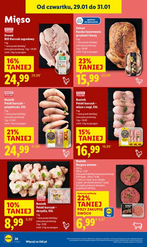 Lidl - gazetka promocyjna Oferta od czwartku od czwartku 29.01 do soboty 31.01 - strona 26