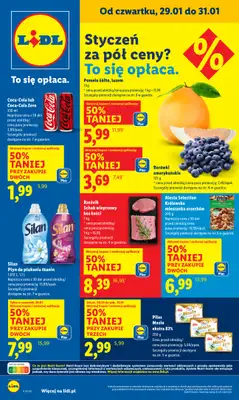 Lidl - gazetka promocyjna Oferta od czwartku od czwartku 29.01 do soboty 31.01