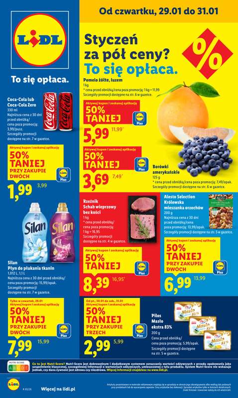 Lidl - gazetka promocyjna Oferta od czwartku od czwartku 29.01 do soboty 31.01