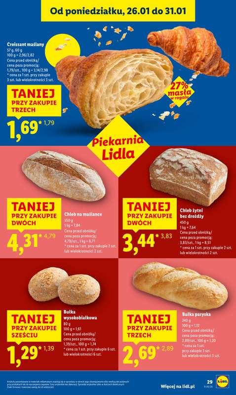 Lidl - gazetka promocyjna Oferta od czwartku od czwartku 29.01 do soboty 31.01 - strona 29