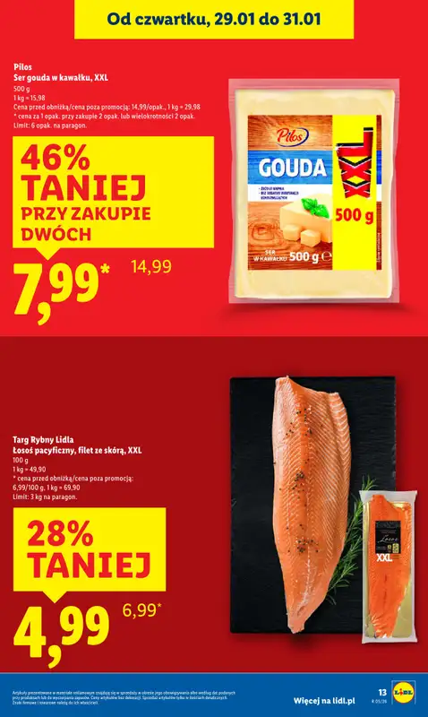 Lidl - gazetka promocyjna Oferta od czwartku od czwartku 29.01 do soboty 31.01 - strona 13