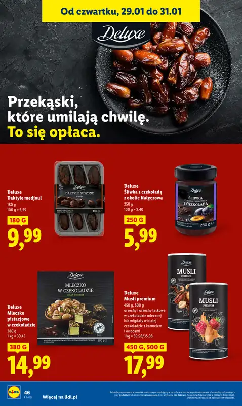 Lidl - gazetka promocyjna Oferta od czwartku od czwartku 29.01 do soboty 31.01 - strona 46