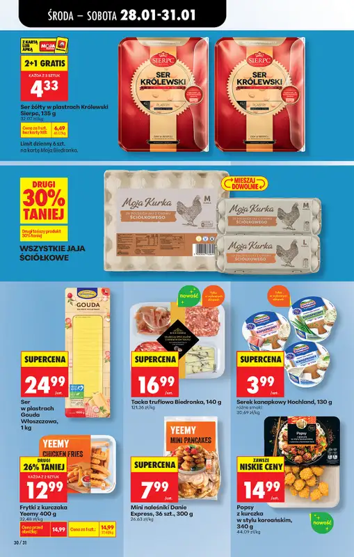 Biedronka - gazetka promocyjna Od środy, Z ladą tradycyjną od środy 28.01 do wtorku 03.02 - strona 46