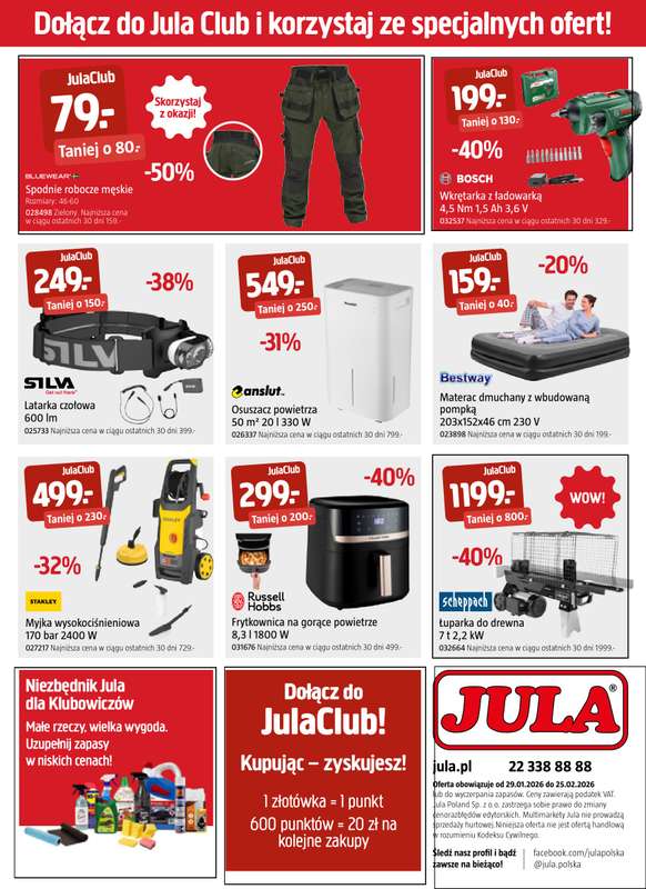 Jula - gazetka promocyjna Gazetka od czwartku 29.01 do środy 25.02 - strona 8