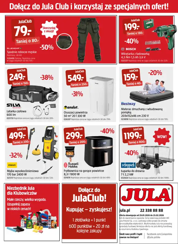Jula - gazetka promocyjna Gazetka od czwartku 29.01 do środy 25.02 - strona 8