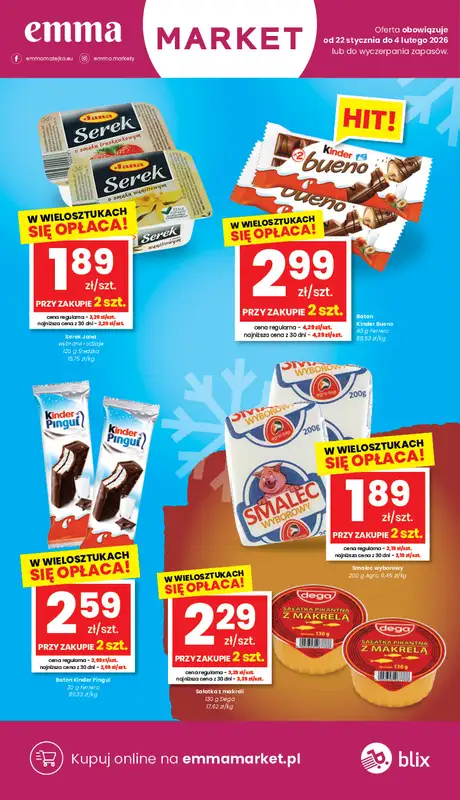 emma MARKET - gazetka promocyjna Gazetka od czwartku 22.01 do środy 04.02 - strona 4