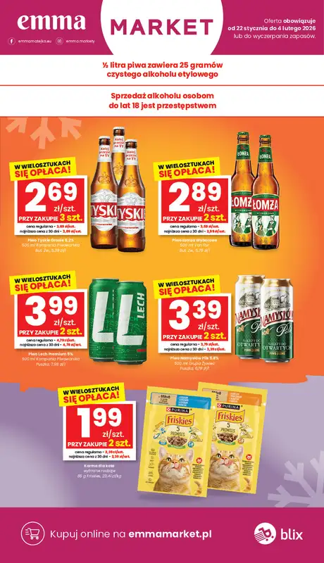 emma MARKET - gazetka promocyjna Gazetka od czwartku 22.01 do środy 04.02 - strona 7