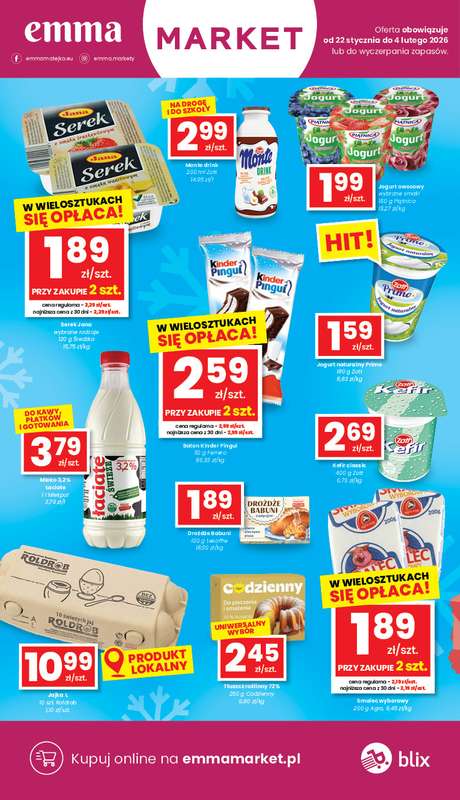 emma MARKET - gazetka promocyjna Gazetka od czwartku 22.01 do środy 04.02 - strona 8