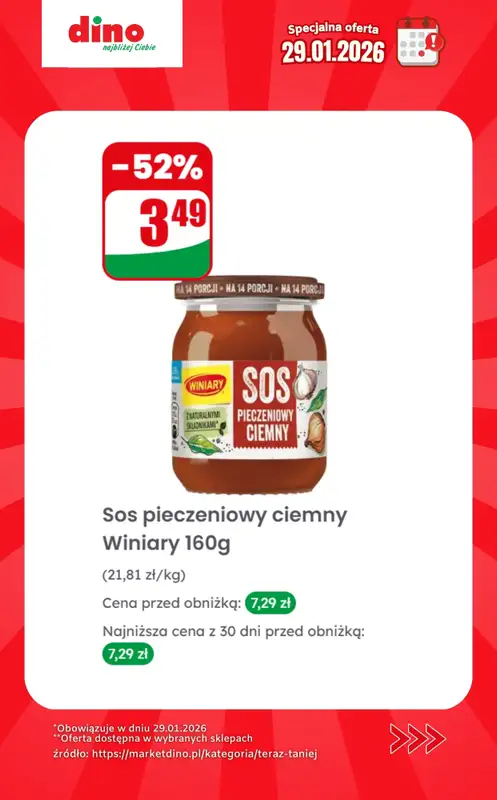 Dino - gazetka promocyjna Specjalna oferta na 29.01.2026 - promocje spoza gazetki od czwartku 29.01 do czwartku 29.01 - strona 10