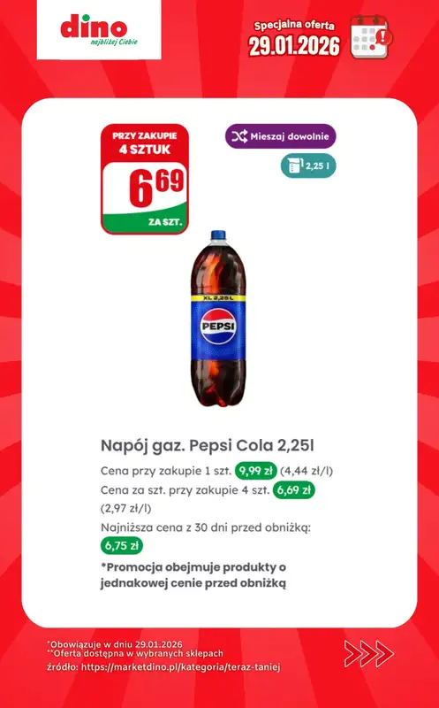 Dino - gazetka promocyjna Specjalna oferta na 29.01.2026 - promocje spoza gazetki od czwartku 29.01 do czwartku 29.01 - strona 6