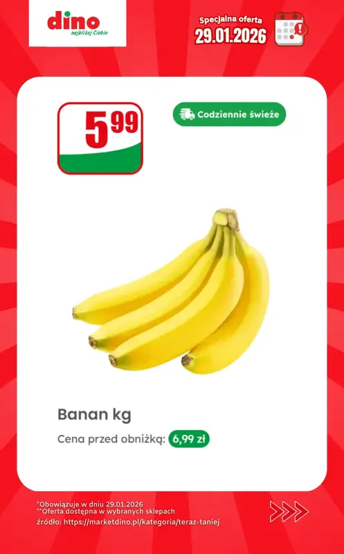 Dino - gazetka promocyjna Specjalna oferta na 29.01.2026 - promocje spoza gazetki od czwartku 29.01 do czwartku 29.01 - strona 4