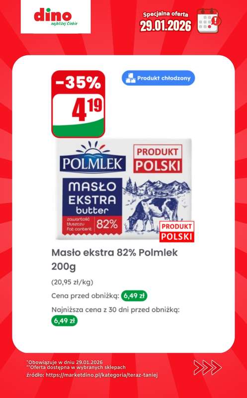 Dino - gazetka promocyjna Specjalna oferta na 29.01.2026 - promocje spoza gazetki od czwartku 29.01 do czwartku 29.01 - strona 2