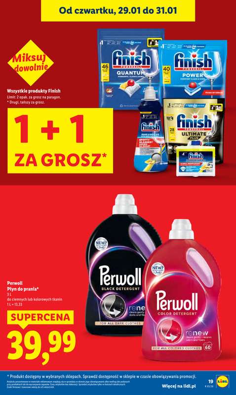 Lidl - gazetka promocyjna Oferta od czwartku od czwartku 29.01 do soboty 31.01 - strona 19