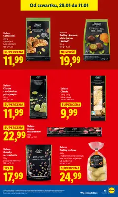 Lidl - gazetka promocyjna Oferta od czwartku od czwartku 29.01 do soboty 31.01 - strona 45