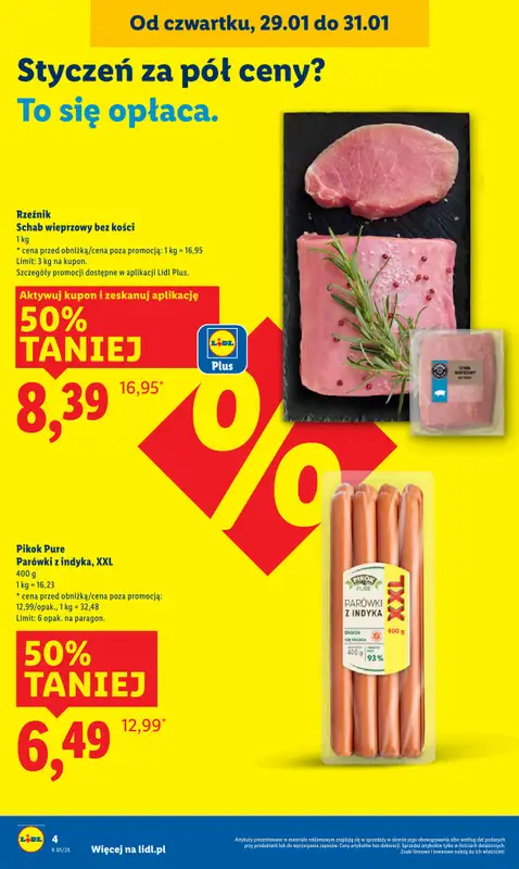 Lidl - gazetka promocyjna Oferta od czwartku od czwartku 29.01 do soboty 31.01 - strona 4