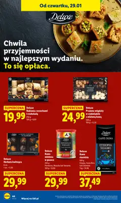 Lidl - gazetka promocyjna Oferta od czwartku od czwartku 29.01 do soboty 31.01 - strona 44