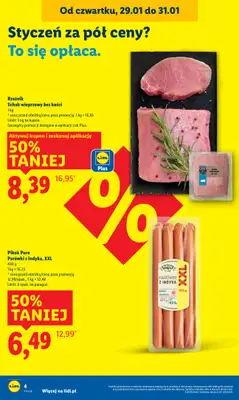 Lidl - gazetka promocyjna Oferta od czwartku od czwartku 29.01 do soboty 31.01 - strona 4