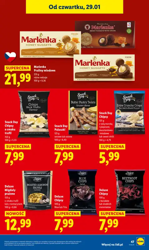 Lidl - gazetka promocyjna Oferta od czwartku od czwartku 29.01 do soboty 31.01 - strona 47