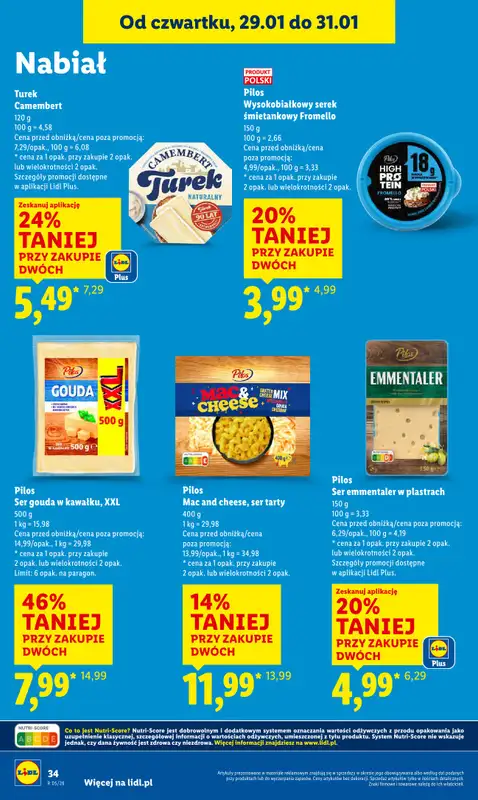 Lidl - gazetka promocyjna Oferta od czwartku od czwartku 29.01 do soboty 31.01 - strona 34