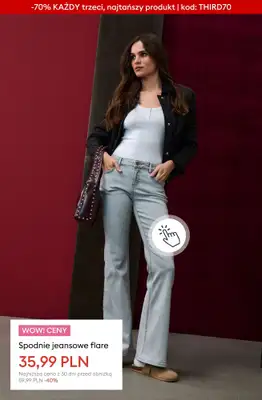 Sinsay - gazetka promocyjna WYPRZEDAŻ: -70% KAŻDY trzeci, najtańszy produkt od czwartku 29.01  - strona 13