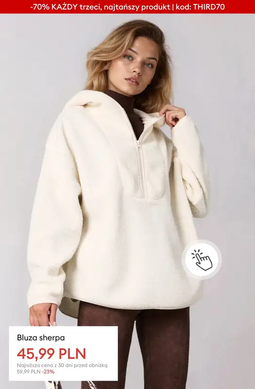 Sinsay - gazetka promocyjna WYPRZEDAŻ: -70% KAŻDY trzeci, najtańszy produkt od czwartku 29.01  - strona 5