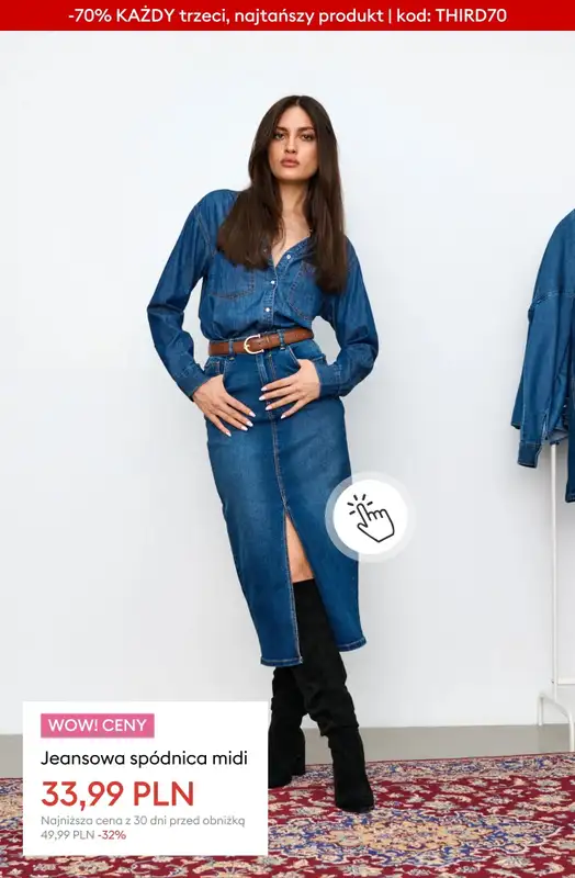 Sinsay - gazetka promocyjna WYPRZEDAŻ: -70% KAŻDY trzeci, najtańszy produkt od czwartku 29.01  - strona 10