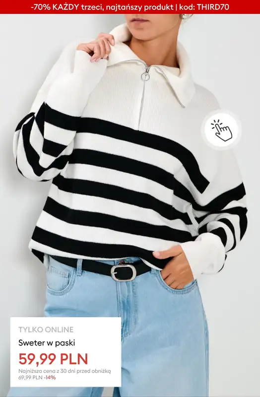 Sinsay - gazetka promocyjna WYPRZEDAŻ: -70% KAŻDY trzeci, najtańszy produkt od czwartku 29.01  - strona 6