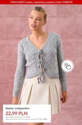 Sinsay - gazetka promocyjna WYPRZEDAŻ: -70% KAŻDY trzeci, najtańszy produkt od czwartku 29.01  - strona 2