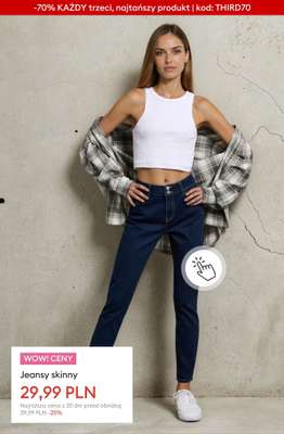 Sinsay - gazetka promocyjna WYPRZEDAŻ: -70% KAŻDY trzeci, najtańszy produkt od czwartku 29.01  - strona 20