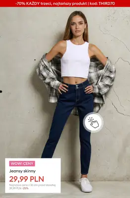 Sinsay - gazetka promocyjna WYPRZEDAŻ: -70% KAŻDY trzeci, najtańszy produkt od czwartku 29.01  - strona 20