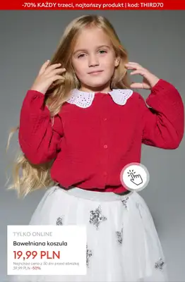 Sinsay - gazetka promocyjna WYPRZEDAŻ: -70% KAŻDY trzeci, najtańszy produkt od czwartku 29.01  - strona 26