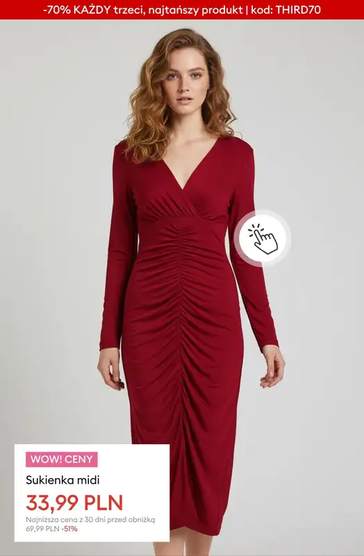 Sinsay - gazetka promocyjna WYPRZEDAŻ: -70% KAŻDY trzeci, najtańszy produkt od czwartku 29.01  - strona 16