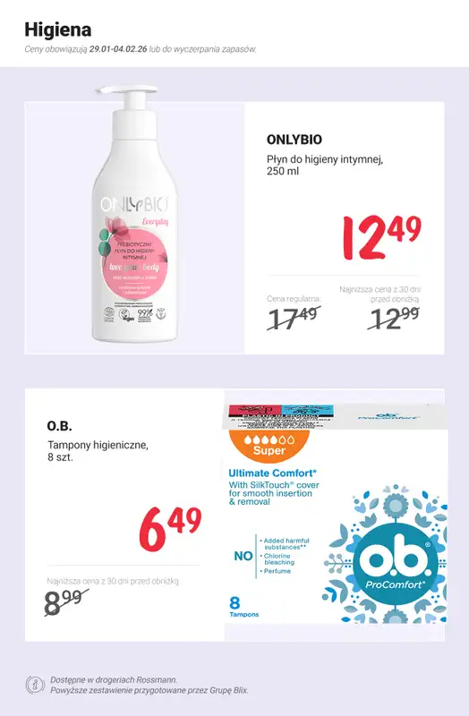 Rossmann - gazetka promocyjna MEGA promocje z nowej gazetki od czwartku 29.01 do środy 04.02 - strona 8