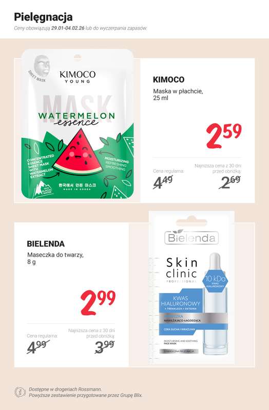 Rossmann - gazetka promocyjna MEGA promocje z nowej gazetki od czwartku 29.01 do środy 04.02 - strona 7