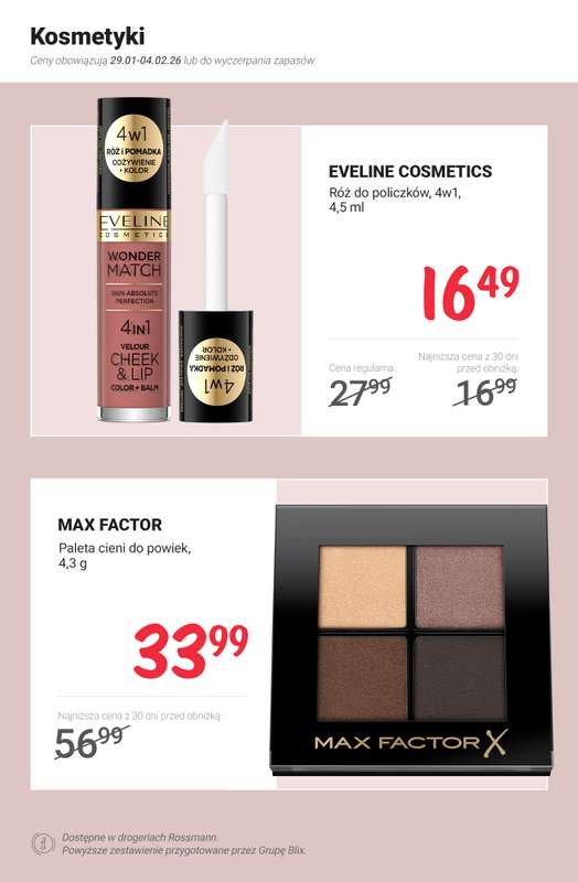 Rossmann - gazetka promocyjna MEGA promocje z nowej gazetki od czwartku 29.01 do środy 04.02 - strona 3