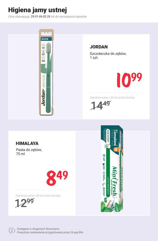 Rossmann - gazetka promocyjna MEGA promocje z nowej gazetki od czwartku 29.01 do środy 04.02 - strona 10