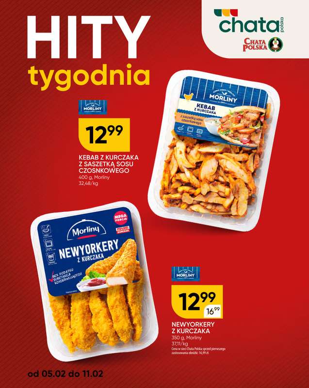 Chata Polska - gazetka promocyjna Hity tygodnia od czwartku 05.02 do środy 11.02 - strona 2