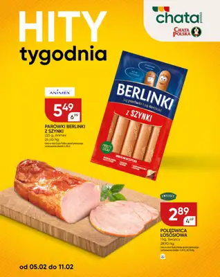 Chata Polska - gazetka promocyjna Hity tygodnia od czwartku 05.02 do środy 11.02 - strona 3