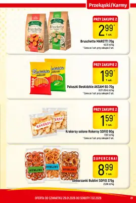 Delikatesy Piotruś Pan - gazetka promocyjna Gazetka od czwartku 29.01 do soboty 07.02 - strona 23