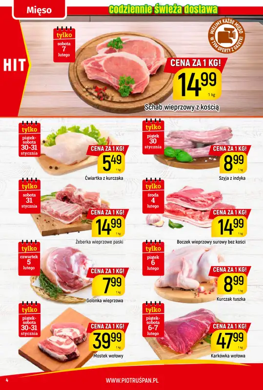 Delikatesy Piotruś Pan - gazetka promocyjna Gazetka od czwartku 29.01 do soboty 07.02 - strona 4