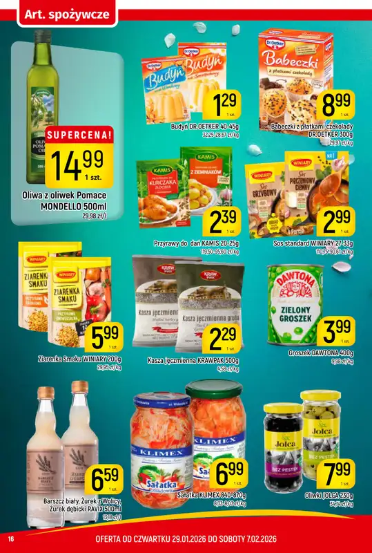 Delikatesy Piotruś Pan - gazetka promocyjna Gazetka od czwartku 29.01 do soboty 07.02 - strona 16