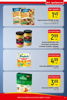 Delikatesy Piotruś Pan - gazetka promocyjna Gazetka od czwartku 29.01 do soboty 07.02 - strona 15