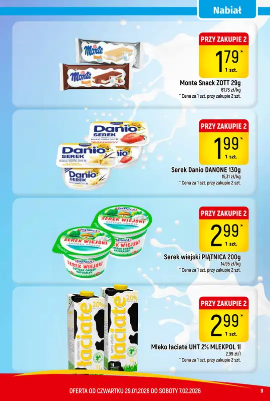 Delikatesy Piotruś Pan - gazetka promocyjna Gazetka od czwartku 29.01 do soboty 07.02 - strona 9