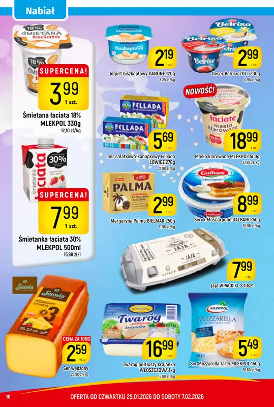 Delikatesy Piotruś Pan - gazetka promocyjna Gazetka od czwartku 29.01 do soboty 07.02 - strona 10