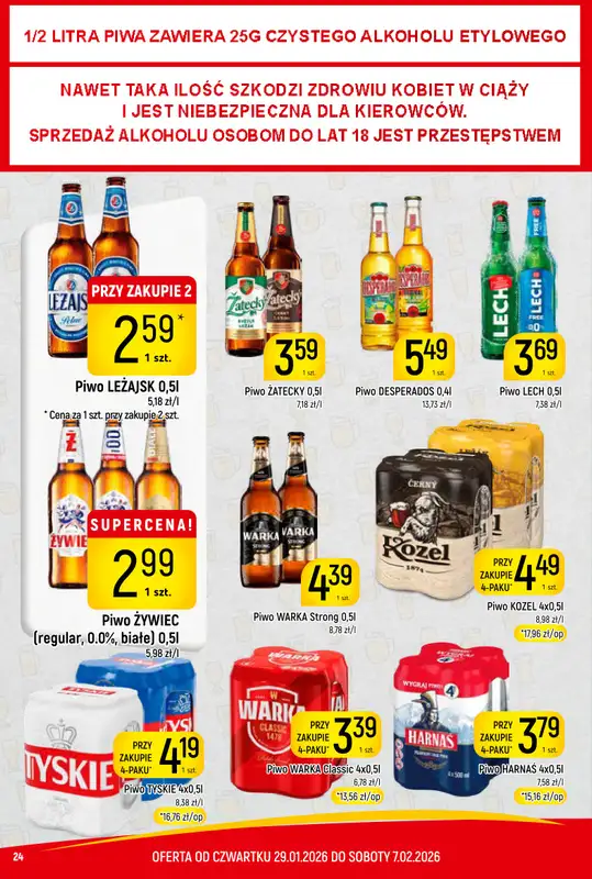 Delikatesy Piotruś Pan - gazetka promocyjna Gazetka od czwartku 29.01 do soboty 07.02 - strona 24
